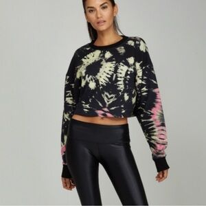 NOLI Yoga Tie‎ Dye Cropped Sweatshirt